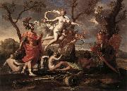 Nicolas Poussin Venus Presenting Arms to Aeneas Sweden oil painting reproduction